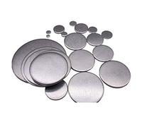 KRXSOBNV, Placa Redonda de Acero Inoxidable, Hoja Disco 304, Placa Resistente a la corrosión, Espesor: 1,8 mm/1,3 mm,Rollos de lámina metálica(22mmx1.8mm)