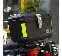 KRXSOBNV. Portaequipajes for maletero de motocicleta, estuche de almacenamiento con cerradura superior, caja trasera for viaje, caja superior for motocicleta de 45L y 57L, color negro .Portaequipajes(
