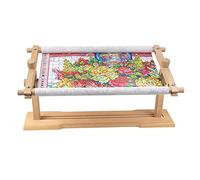 KRXSOBNV, Soporte de Bordado Ajustable, Kit Giratorio Escritorio, Marco Regazo, Tapiz Madera, Soporte Punto Cruz for Costura Hilo Artesanal,crucifijo.