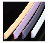 KRXSOBNV, Tira de tapón Agua for Piso, inundación baño Silicona, Presa umbral Ducha Plegable, Sistema retención,Barrera Impermeable para Ducha(Clear,4m/157 Inch)