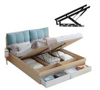 KRXSOBNV, Varilla hidroneumática for Cama,Elevador por Resorte de Gas,Mecanismo de elevación de Cama Plegable,Varilla de Soporte hidráulico for Tatami,Sopor,Elevador de Cama neumático(750mm)