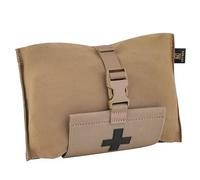 KRYDEX GEAR Bolsa Táctica de Primeros Auxilios, Bolsa Táctica MOLLE Rip Away IFAK Pouch Universal EMT Emergency Multipurpose Waist Packbag (Coyote Brown)