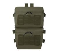 KRYDEX GEAR Mochila modular táctica de doble bolsa de asalto con cremallera para chaleco V5, Ranger Green, 11.5 x 8.25 inches, Táctico