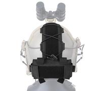 KRYDEX Táctico Bolsa de la Batería del Casco, Bolsa de Contrapeso para Casco MK1 Bolsa de Peso de Equilibrio del Paquete de Batería del Casco con Gancho y Bucle para Casco Táctico (Negro)