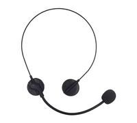 KRYMSON 1 accesorio de micrófono, juguete falso de micrófono, accesorio para casco de juego, adecuado para fiestas de baile, fiestas, juegos de rol
