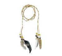 KRYMSON 1 Diadema De Plumas De Estilo Indio Vintage Bohemia De Adivinación Ideal Para Halloween Carnaval Y Fiestas De Disfraces