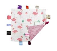 KRYMSON 1 manta de seguridad para bebé, sin arrugas, con etiqueta, colcha para bebé, manta suave para recién nacidos, manta suave con estampado rosa