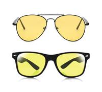 KRYMSON 2 gafas de conducción, gafas de visión nocturna para conducir, antideslumbrante, gafas de conducción nocturna, aptas para conducción nocturna, ciclismo y deportes