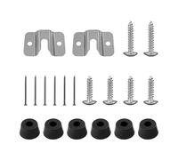 KRYMSON 2 juegos de accesorios de montaje para diana, juego de soporte para diana, ganchos de pared, accesorios para colgar diana, accesorios para dardos