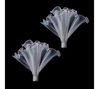 KRYMSON 2 unidades de papel de regalo de flores, papel de regalo para ramo de flores, papel de regalo de flores de malla, bolsas de flores para floristería, suministros de floristería (5 yardas)