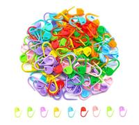 KRYMSON 200 rotuladores de punto de colores, agujas de plástico, marcadores de costura, marcadores de costura, marcadores de punto multicolor para tejer, ganchillo o manualidades (color mezclado)