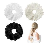 KRYMSON 3 Coleteros De Encaje Grandes, Coleteros Gigantes Para El Pelo, Elegantes Para Dama De Honor, De Encaje Hueco, Para Mujeres Y Niñas