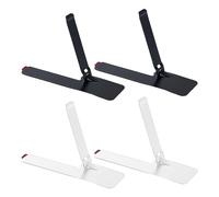 KRYMSON 4 mini soportes para teléfono móvil, soporte plegable de acero inoxidable, soporte para teléfono móvil ultrafino, soporte creativo para teléfono móvil