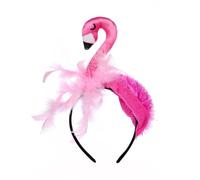 KRYMSON - Diadema de flamenco, color rosa, accesorio de carnaval para Halloween, fiestas y cosplay