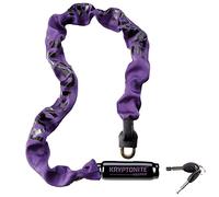 Kryptonite (001614) Ant. Cadena Integrated -keeper Chain Color Series (7x850) Morado, Candado Calidad Unisex Adulto, Violeta, 81.28 Cm
