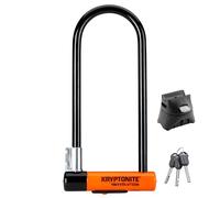 KRYPTONITE (002147/001027) ANTIRROBO U EVOLUTION LS w/FLEXFRAME-U BRACKED (102x292), Seguridad, Negro/Naranja, 10 x 29 cm