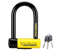 Kryptonite (002178/997986) ANTIRROBO U NEW YORK FAHGETTABOUDIT MINI (83x153) AMARILLO Candado U, Adultos unisex, 9.3 cm-15.3cm