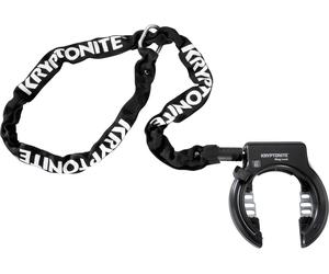 Kryptonite Candado de cuadro con cadena de enchufe 512 negro one_size