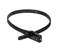 Kryptonite Click Lock - Candado para bicicleta, ligero, antirrobo, compacto, combinación reajustable de 3 dígitos, cerradura multiusos con cable ajustable para bicicletas, cascos, esquís, armarios