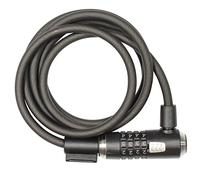KRYPTONITE Kryptoflex 1018 10mm Combo Cable Bicycle Lock Candado Key 10 x 180, Unisex Adulto, Negro, 10mm x 183cm