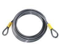 Kryptonite Cable de seguridad Kryptoflex 1030 Looped Cable plateado/amarillo 900 cm Ø 10 mm
