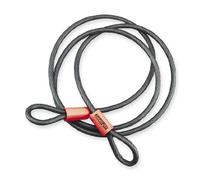 Kryptonite Kryptoflex - Cable de seguridad, color Plata / Naranja - 213 cm, Ø 10 mm