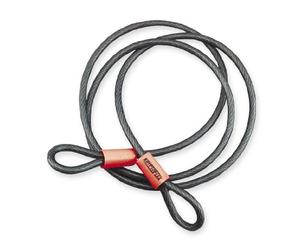 Kryptonite Kryptoflex - Cable de seguridad, color Plata / Naranja - 213 cm, Ø 10 mm