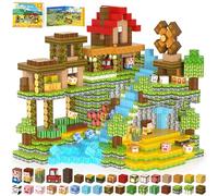 Kryzomat Bloque de construcción magnético 200 pcs para niños con Tema Granja