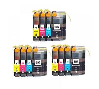 KRZkwA Cartucho de Tinta LC22uxl 22uxl Compatible para DCP-J785DW MFC-J985DW Impresora(3 Set)