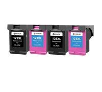 KRZkwA Cartucho de Tinta para 123 XL para Deskjet 1110 2130 2132 2133 2134 3630 3632 3637 3638(2 Set)
