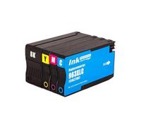 KRZkwA Cartucho de Tinta para 963xl 967xl 963 967 Color para OfficeJet Pro 9010 9015 Remanufactured(1 Set)