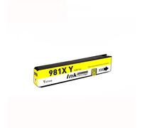 KRZkwA Cartucho de Tinta para impresoras de Color empresariales de Toda la página 556xH 586DN E58650DN E55650 Funciona con 981 981X Modelos(HP981X Yellow)