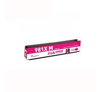 KRZkwA Cartucho de Tinta para impresoras de Color empresariales de Toda la página 556xH 586DN E58650DN E55650 Funciona con 981 981X Modelos(HP981X Magenta)