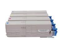 KRZkwA Cartucho de tóner Compatible de 4 Piezas de 10k para Opastel 860 MC860 MC860Jazz Models 44059209-12