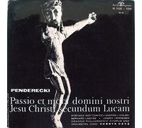 Krzysztof Penderecki - Passio Et Mors Domini Nostri Jesu Christi Secundum Lucam - Polskie Nagrania Muza - XL 0325-0326, Polskie Nagrania Muza - SXL 0325-0326
