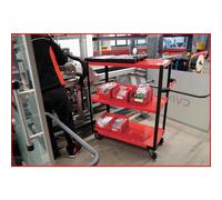 KS Tools 890.0009 Carro de servicio para taller, 1205x978x488mm