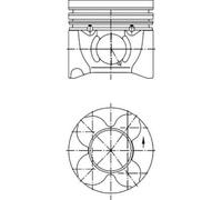 KS kolbenschmidt 40 406 600 Motor Salas