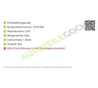 KS kolbenschmidt 77 689 620 Principal Juego de rodamientos