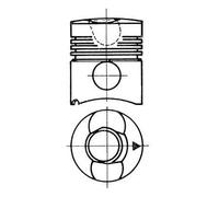 KS kolbenschmidt 92 334 800 pistón