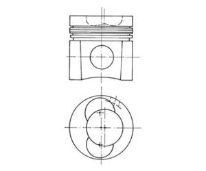 KS kolbenschmidt 94 412 600 pistón