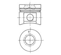 KS kolbenschmidt 99 516 600 pistón