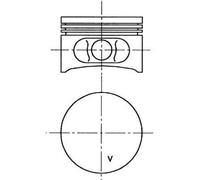KS kolbenschmidt 99 646 600 pistón