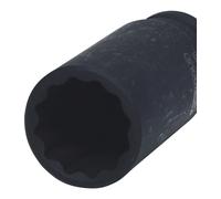 KS Tools 1/2" 12-kant-Kraft-Stecknuss, Largo, 27MM Llave de Vaso Kraft, 27