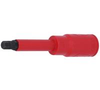 KS Tools 1/2" Bit-Stecknuss Schutzisolierung 4mm Innensechskant lang 117.5704