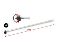 KS TOOLS 1/2" CHROMEplus Mango De Articulación, 760mm