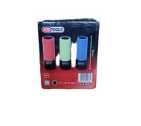 KS Tools Pack de 3 vasos 515.1070 – Para ruedas, muy robusto (17-19/21 mm, 1/2")