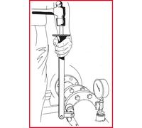 KS TOOLS 1/2" Llave de Golpe para Soltar Asentamiento Resistente Halteschrauben