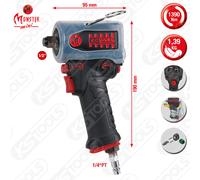 KS Tools 1/2" Mini Mostruo Llave de Impacto Aire Comprimido 1.390NM, Con Funda