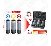 KS Tools 1/2" Slimpower Impact- 3-tlg. Llantas de Aluminio Juego Bocas Carrasca
