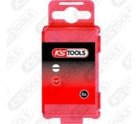 KS Tools 918.3356 1/4" Punta TORSIONpower para tornillos planos, 75 mm, 4 mm